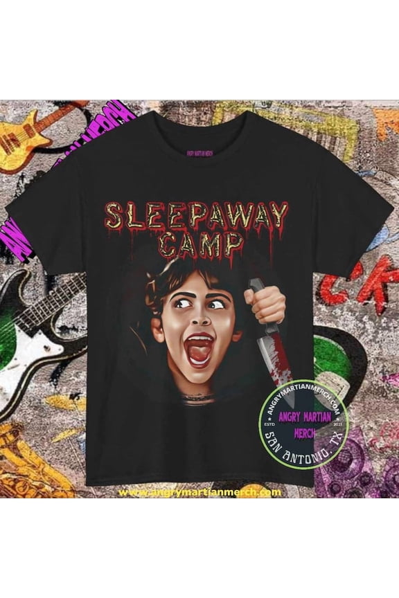 Angela Sleepaway Camp Retro 80's Horror T-shirt