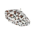 thumbnail image 1 of Angela & William  French Leopard Print Wool Beret Hat (Women), 1 of 3