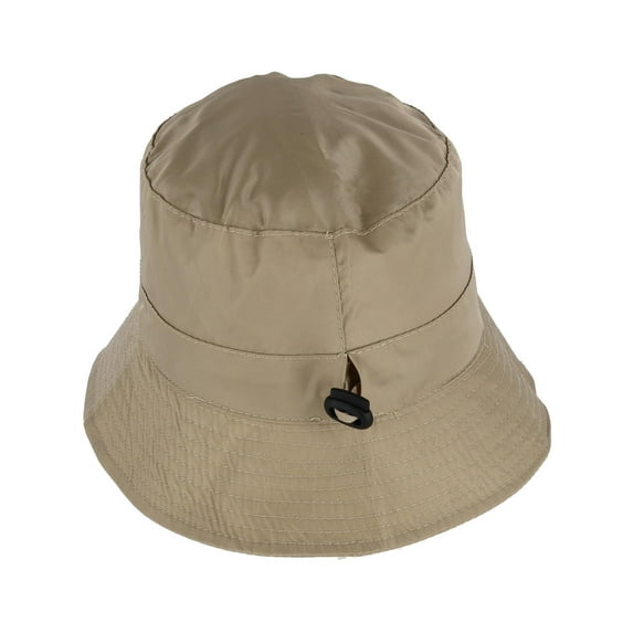 Angela & William Waterproof Packable Rain Hat with Zippered Closure