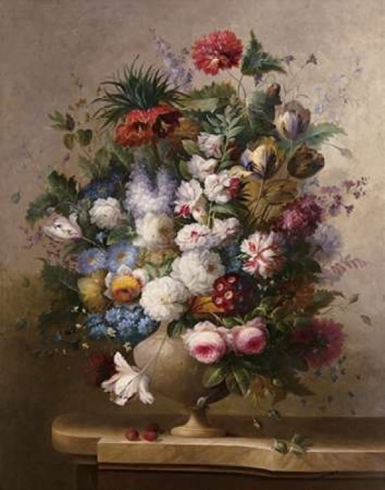 Angelas Bouquet Canvas Art - Steiner (22 x 28)