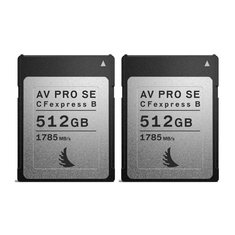 Angelbird 512GB AV PRO CFexpress 2.0 Type B SE Memory Card (2-PACK 