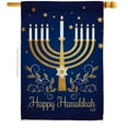 thumbnail image 1 of Angeleno Heritage  28 x 40 in. Happy Hanukkah House Flag with Winter Double-Sided Decorative Vertical Flags Decoration Banner Garden Yard Gift, 1 of 1
