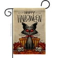 thumbnail image 1 of Angeleno Heritage G130409-DB Kitty O Ween Falltime Halloween 13 x 18.5. in. Double-Sided Decorative Vertical House Garden Flag for Decoration Banner Yard Gift, 1 of 1