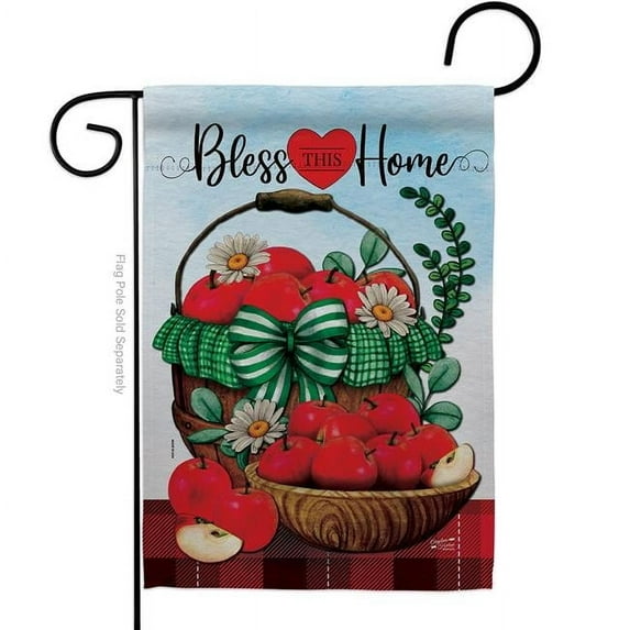 Angeleno Heritage G130422-BO 13 x 18.5 in. Sweet Life Bless This Home Garden Flag