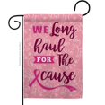 thumbnail image 1 of Angeleno Heritage G135064-BO Pink Ribbon Support Awareness 13 x 18.5 in. Double-Sided Decorative Vertical Garden Flags for House Decoration Banner Yard Gift, 1 of 1