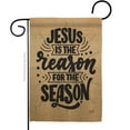 thumbnail image 1 of Angeleno Heritage G135199-BO 13 x 18.5 in. Jesus the Reason Garden Flag with Winter Nativity Double-Sided Decorative Vertical Flags House Decoration Banner Yard Gift, 1 of 1