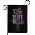 thumbnail image 1 of Angeleno Heritage G135270-BO Cake Taste Good Food Sweet 13 x 18.5 in. Double-Sided Decorative Vertical Garden Flags for House Decoration Banner Yard Gift, 1 of 1
