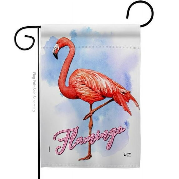 Angeleno Heritage G135342-BO Flamingo Animals Bird 13 x 18.5 in. Double-Sided Decorative Vertical Garden Flags for House Decoration Banner Yard Gift