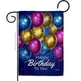 thumbnail image 1 of Angeleno Heritage G135378-BO 13 x 18.5 in. Brighten Birthday Garden Flag with Celebration Double-Sided Decorative Vertical House Decoration Banner Yard Gift, 1 of 1