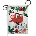 thumbnail image 1 of Angeleno Heritage G135558-BO Let Hang Out Animals Wildlife 13 x 18.5 in. Double-Sided Decorative Vertical Garden Flags for House Decoration Banner Yard Gift, 1 of 1