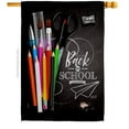 thumbnail image 1 of Angeleno Heritage H137498-BO School Welcome Education Back to 28 x 40 in. Double-Sided Decorative Vertical House Flags for Decoration Banner Garden Yard Gift, 1 of 1