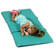 thumbnail image 1 of Angeles 3-Fold Nap Mat 2 Inch, 48 x 24 x 2 Inches, Blue/Teal, Pack of 5, 1 of 2