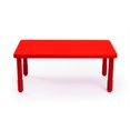 thumbnail image 1 of Angeles AB705PR18 28 x 48 in. Rectangular Value Kids Table with 18 in. Legs, Candy Apple Red, 1 of 1