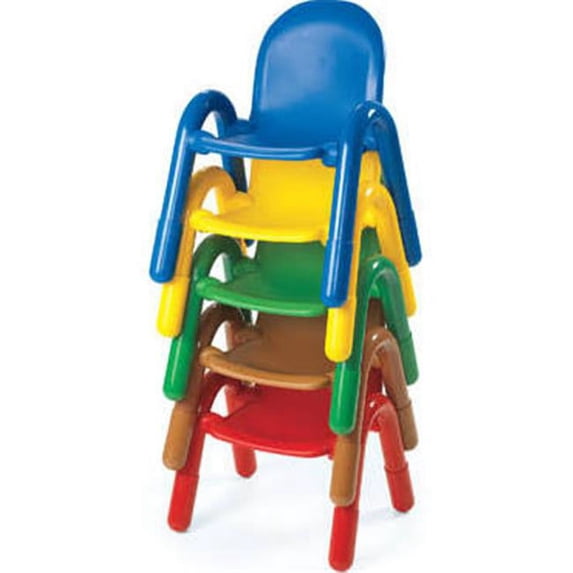 Angeles AB7913NW 13 in. Baseline Plastic Classroom Chair, Natural