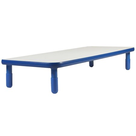 Angeles BaseLine® 72" x 30" Rectangular Table - Royal Blue with 12" Legs