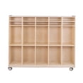 thumbnail image 1 of Angeles Birch Mobile 10-Section Locker - Assembled, 1 of 5