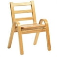 thumbnail image 1 of Angeles Corporation AB78C11 11 in. Naturalwood Chair, 1 of 5