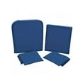 thumbnail image 1 of Angeles Glider Rocker Blue Fabric Replacement Cushions, 1 of 1