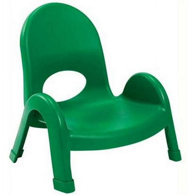 Angeles Value Kids Home Preshool Daycare Classroom Stack Chair 5"" Shamrock Green