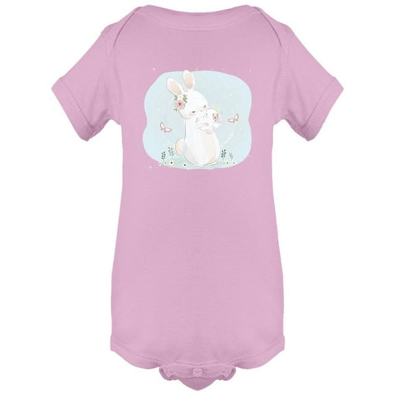 Angelic Bunnies Bodysuit Infant -Image by Shutterstock,  6 Months