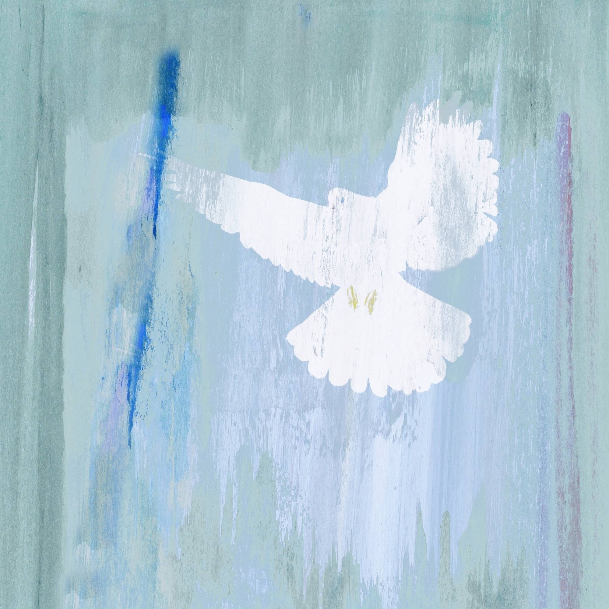 "Angelic Dove" Painting Print on Wrapped Canvas