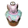 thumbnail image 1 of Angelic Pig in Tub Limoges Box Figurine by Artoria Limoges Box Porcelain Figurine, 1 of 9