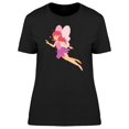 thumbnail image 1 of Angelic Pink Fairy T-Shirt Women -Image by Shutterstock, Female 3X-Large, 1 of 2