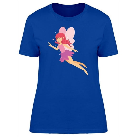 Angelic Pink Fairy T-Shirt Women -Image by Shutterstock, Female Large