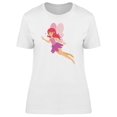 thumbnail image 1 of Angelic Pink Fairy T-Shirt Women -Image by Shutterstock, Female Small, 1 of 2