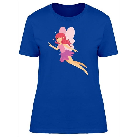 Angelic Pink Fairy T-Shirt Women -Image by Shutterstock, Female Small