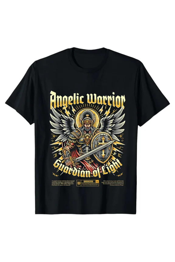 Angelic Warrior Guardian of Light Divine Protector Unisex T-shirt