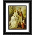 thumbnail image 1 of Angelica Kauffman 2x Matted 20x24 Black Ornate Framed Art Print 'Count Nikolai Tolstoy with his wife Anna Ivanovna and their son Alexander', 1 of 2
