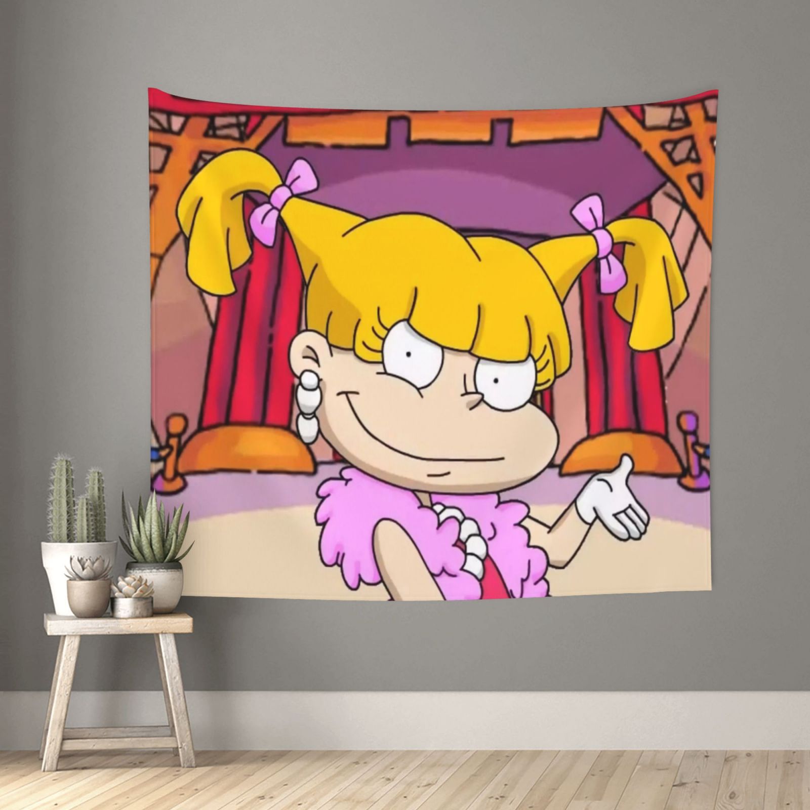 Angelica Pickles Tapestry Wall Hanging Print Fabric Tapestries