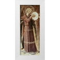 thumbnail image 1 of Angelico, Fra 12x24 White Modern Wood Framed Museum Art Print Titled - Angel With Tambourine, 1 of 4