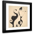 thumbnail image 1 of Angelika Hoerle 12x14 Black Modern Framed Museum Art Print Titled - Female&nbsp;Bust (1920), 1 of 5