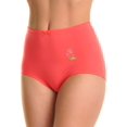 thumbnail image 1 of Angelina 6-Pack Cotton Blend High-Waisted Briefs with Floral Embroidery, 1 of 3