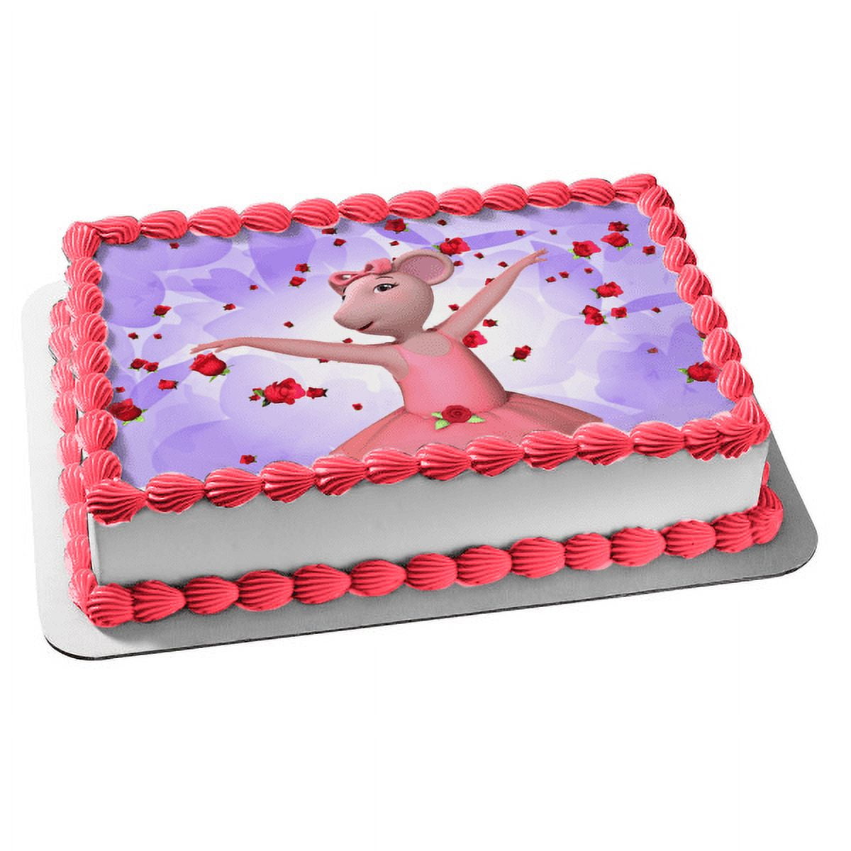 Angelina Ballerina the Next Steps Hearts and Roses Edible