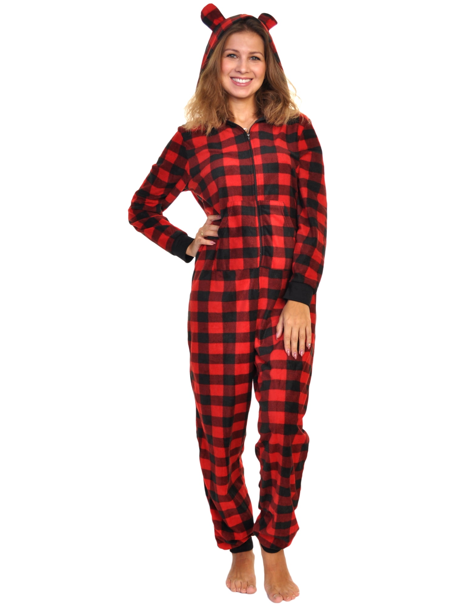 Angelina Christmas Cozy Fleece Pajama in Matching Family Set - Walmart.com