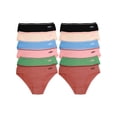thumbnail image 1 of Angelina Women's Cotton Bikini Panties with Love you Print Design (12-Pack), 1 of 6