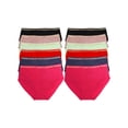 thumbnail image 1 of Angelina Cotton Hiphugger Panties with Elastic Waistband (12-Pack), 1 of 5