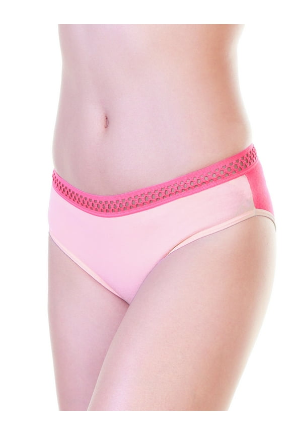 Cotton Hiphuggers with Color Block Design (12-Pack)