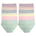 thumbnail image 1 of Angelina Cotton Ribbed Knit Hiphugger Panties (12-Pack), 1 of 7
