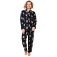 thumbnail image 1 of Angelina Cozy Fleece Notch Collar Pajama Set with Pockets (1-Pack), 1 of 4