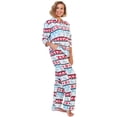 thumbnail image 1 of Angelina Cozy Fleece Notch Collar Pajama Set with Pockets (1-Pack), 1 of 4