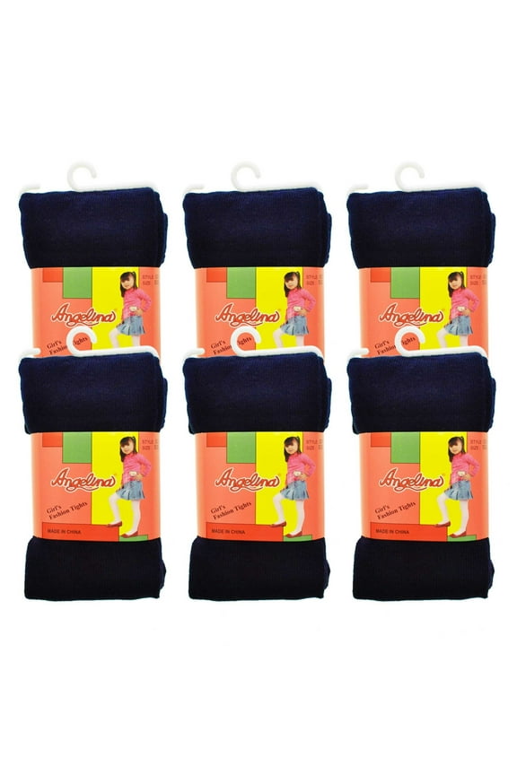 Girl's Winter Tights (6-Pack)