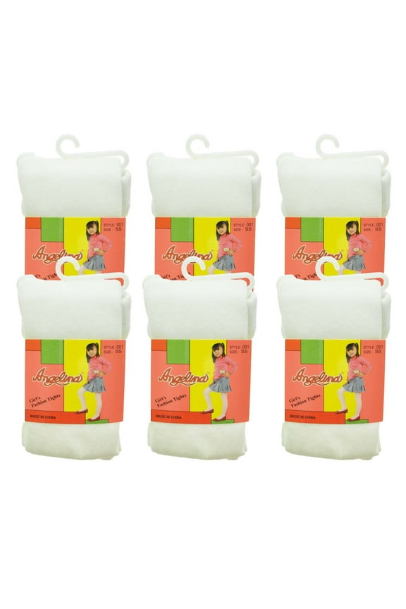 Girl's Winter Tights (6-Pack)