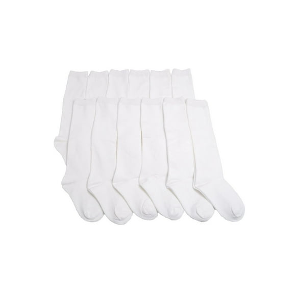 Angelina Girl's Classic Uniform Knee-High School Socks (12-Pairs)