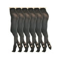 thumbnail image 1 of Angelina Girls Professional-Grade Convertible Ballet Tights (1-6 Pack), 1 of 3