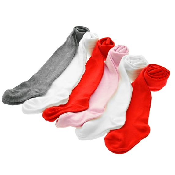 Angelina Girls' Winter Tights with Heel (6-Pack)