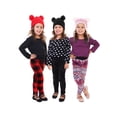 thumbnail image 1 of Angelina Kid's Velvet Patterned Leggings (3-Pack), 1 of 5